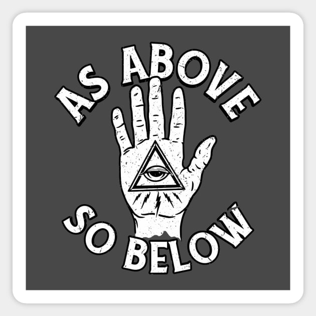 As Above So Below Sticker by SOURTOOF CREATIVE